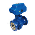 ISO14001 flanged hard seal electric motorized water ball valve